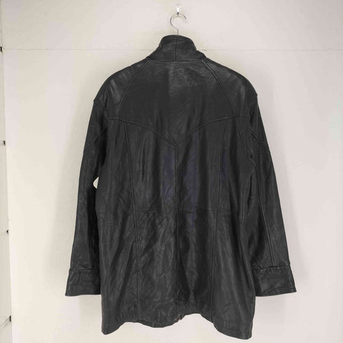 ウィルソン Wilsons Leather PELLE STUDIO  リアルレザージップハーフコート レディース  XL